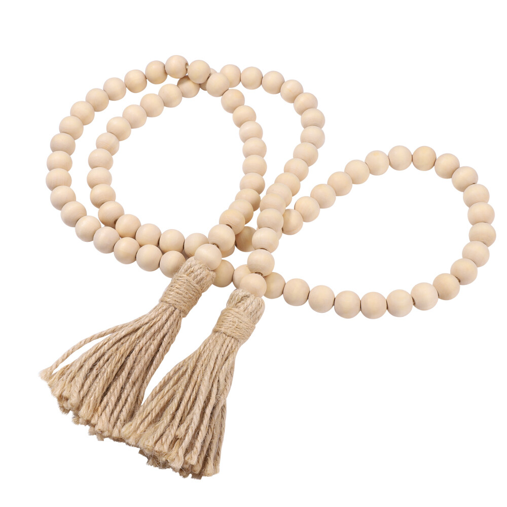 Rustic Beads Home Decor Farmhouse Beads Tassel Christmas Decor