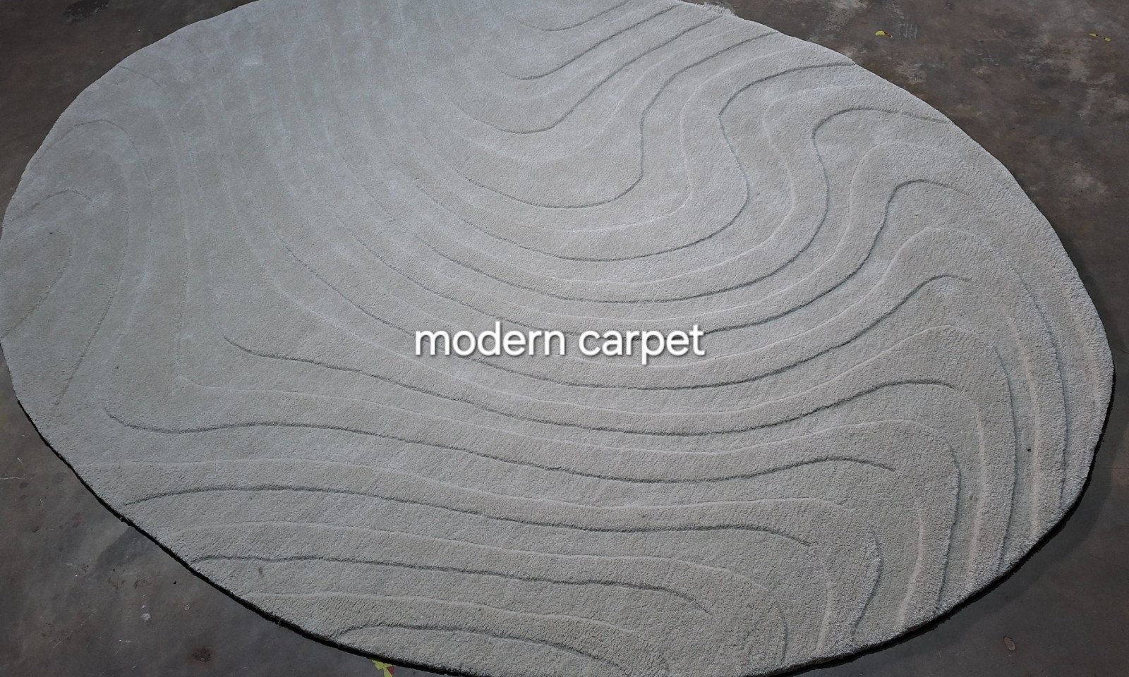 Irregular Shape Rugs Handmade 100% Woolen Hand Tufted For Home Decoration
