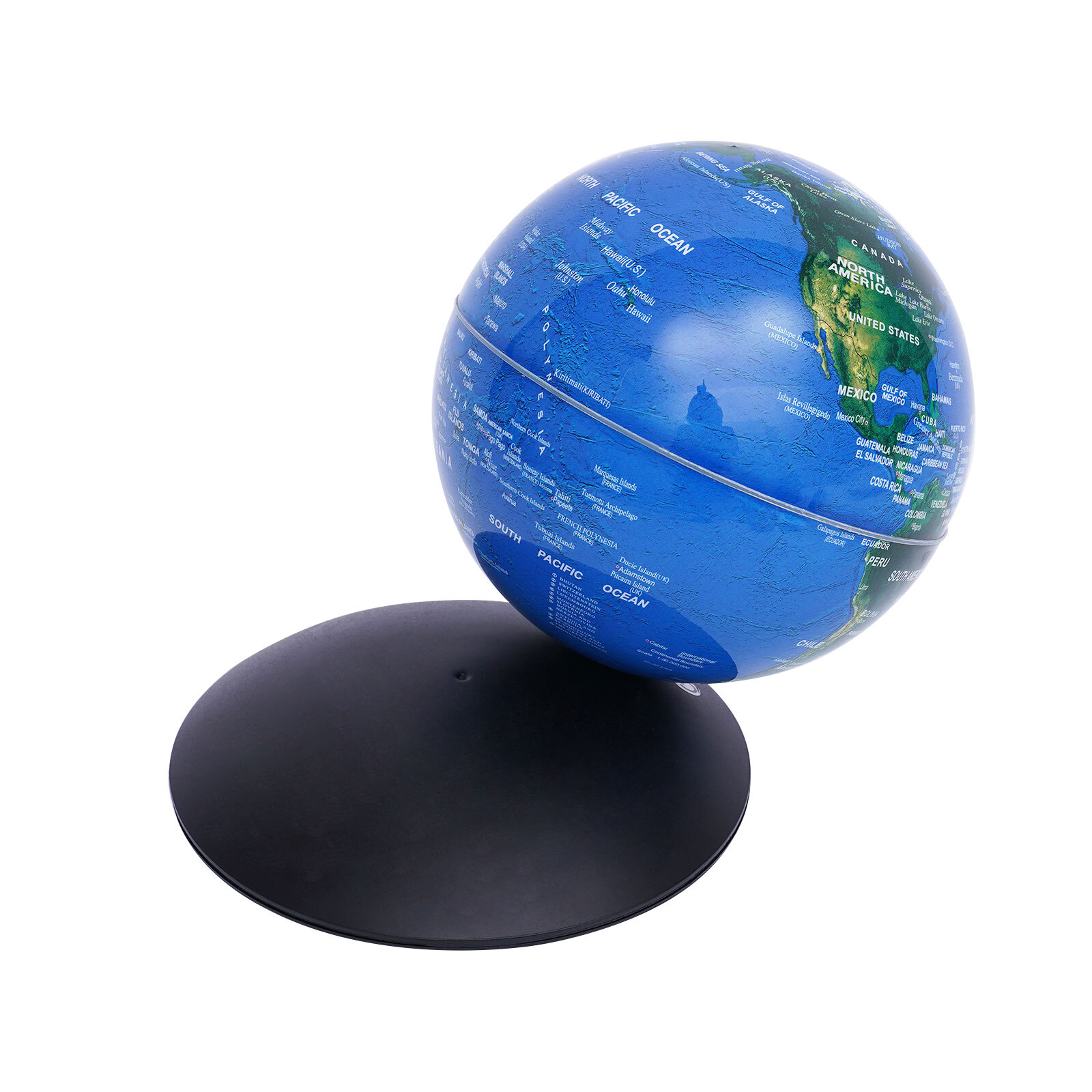 Magnetic Levitation Floating Globe Light LED World Map Rotating Night Lamp NEW