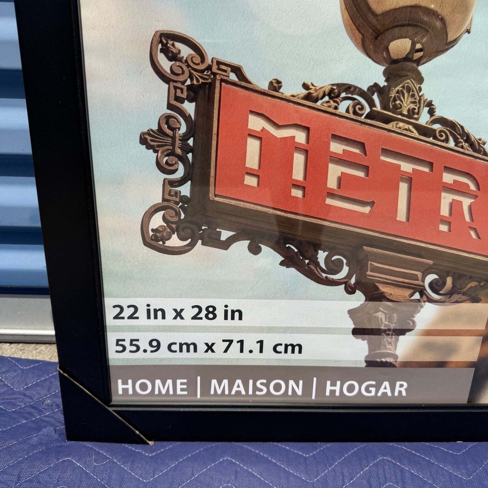 Local Pickup: Home Studio Black Frame by Studio Décor 22″x28″ Michaels MSRP $75
