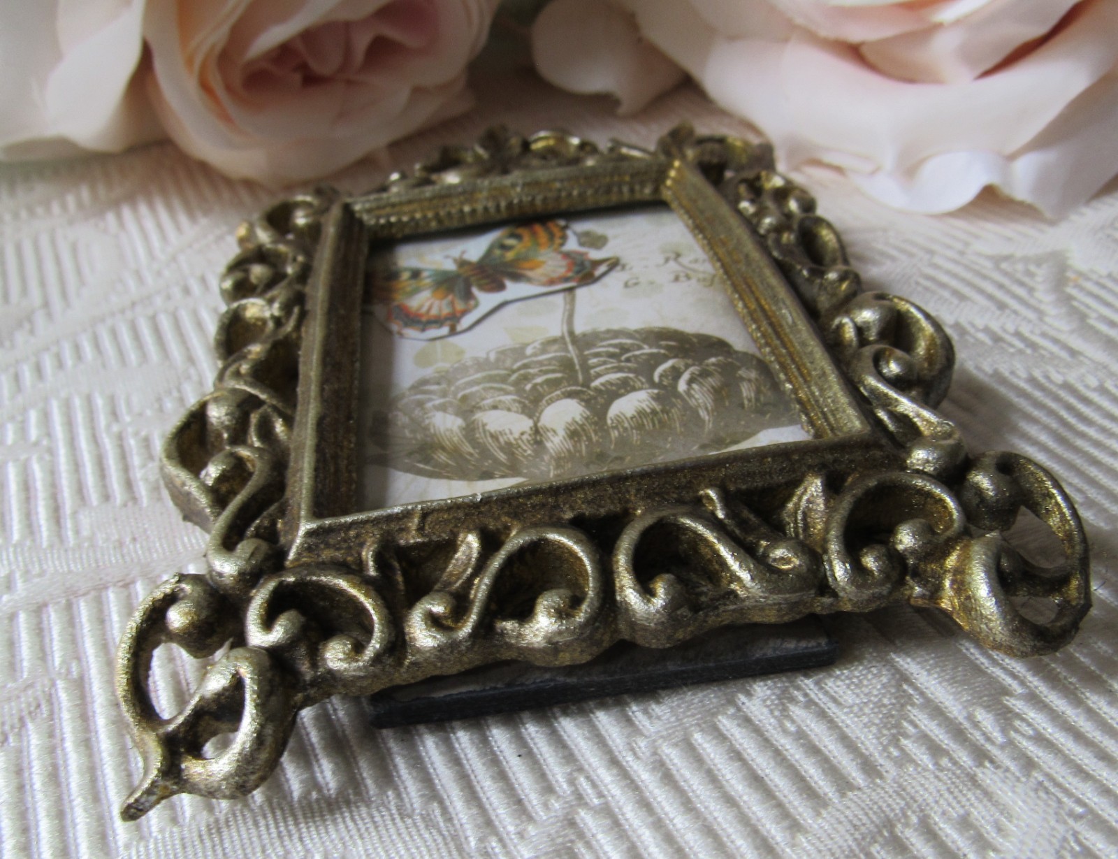 Baroque Frame Set,3 Antiqued Gold,Victorian,Events,Mini Mix Match Frames,2×3 set