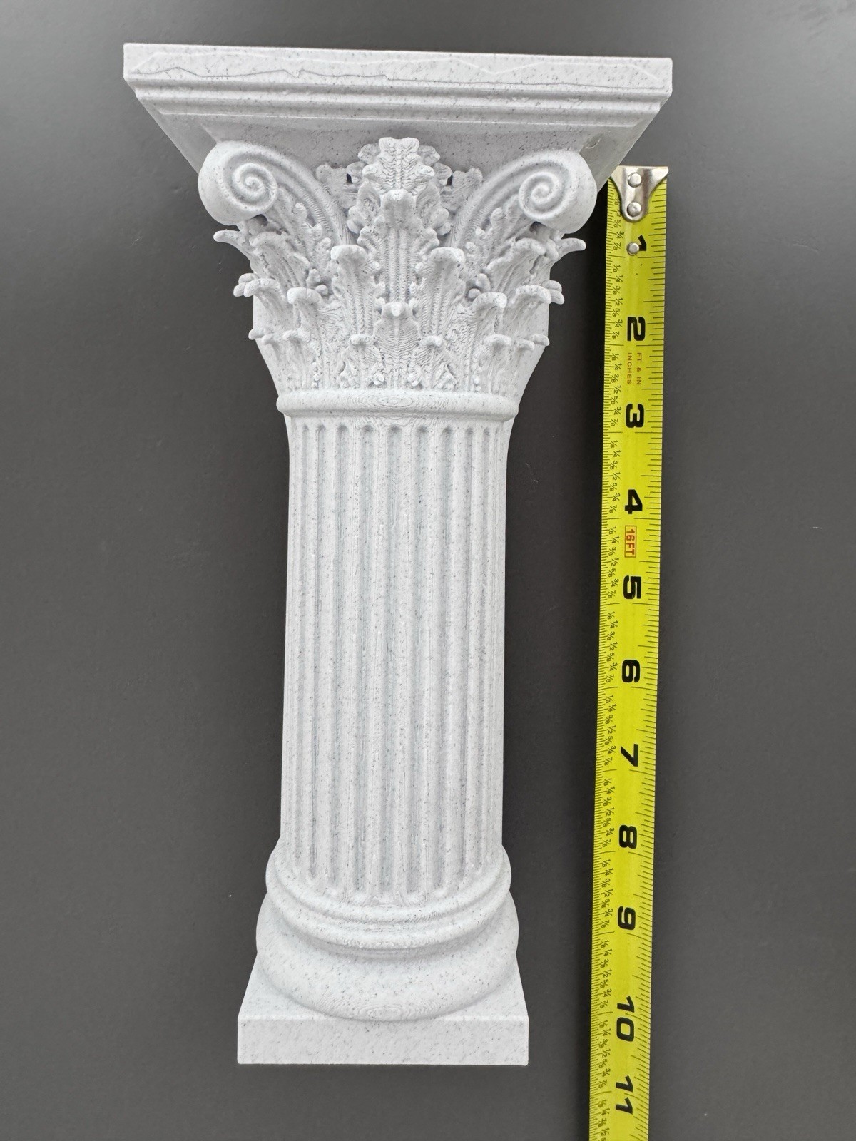 Corinthian Column Wall Shelf Sconce Greek Roman Pillar Architectural Wall Decor