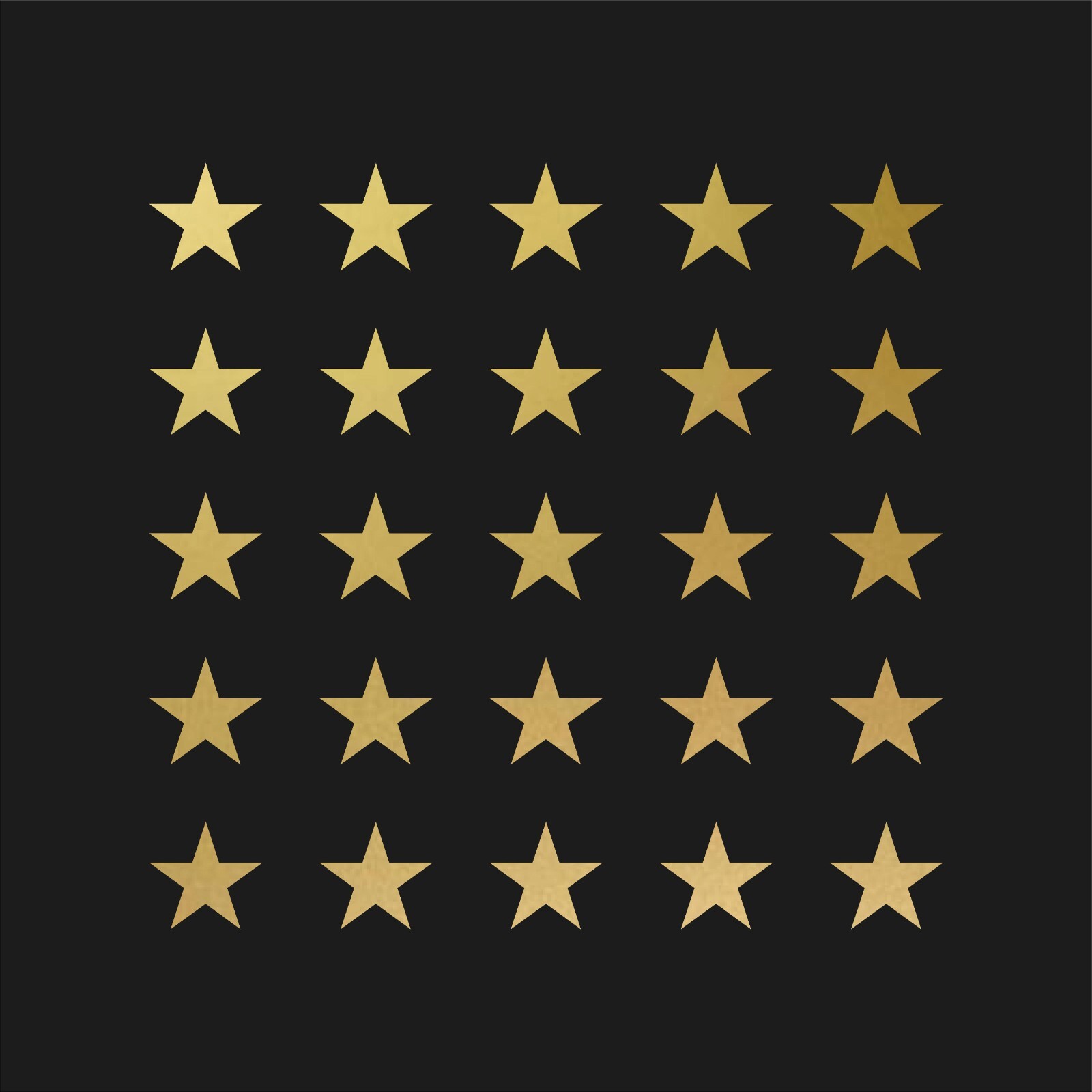 Tiny Star Symbol Vinyl Decals set of 25 stars Stickers Sheet