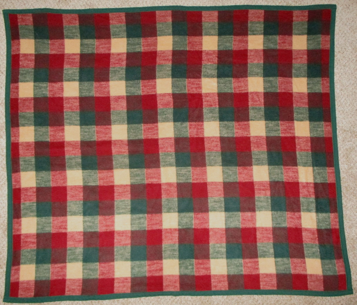 Biederlack Aurora Blanket Vintage Fleece Armchair Throw Stadium Lap USA 2 Sides