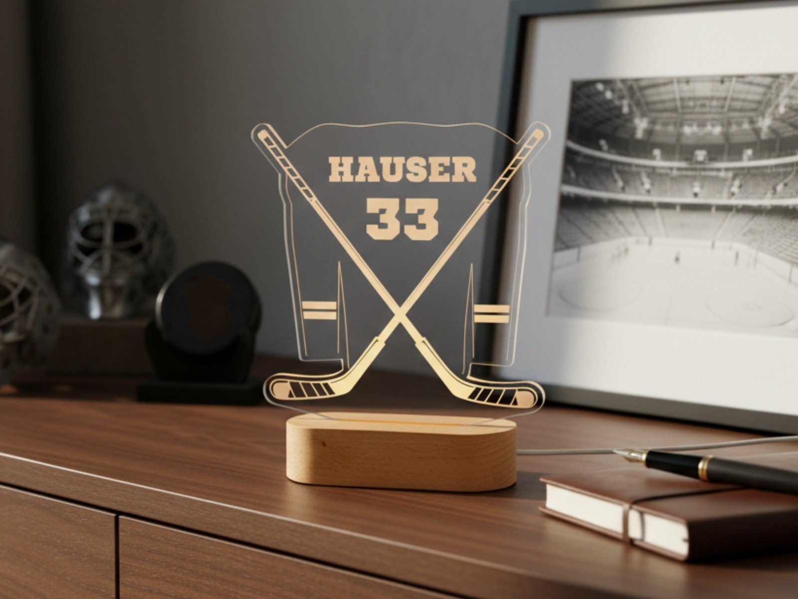 Personalized Hockey T-Shirt – Custom Tee Gift for Fans, Kids & Adults Sports Wea