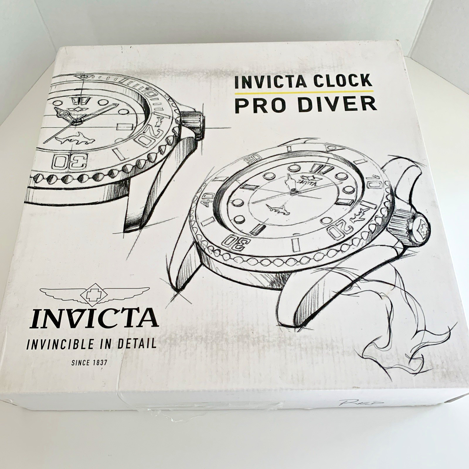 Invicta Pro Diver Wall Clock 14″ Stainless Steel
