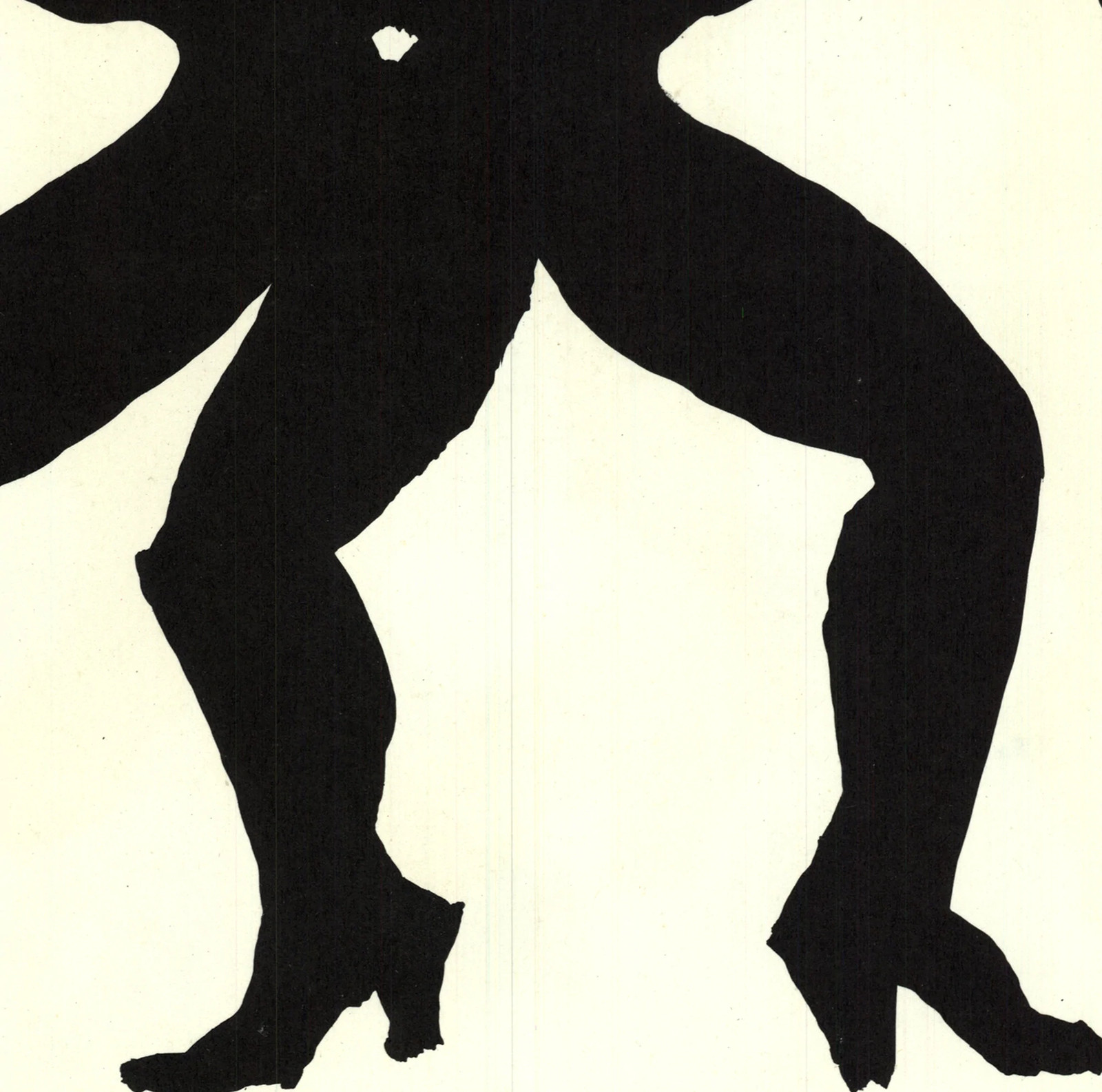 ALEXANDER CALDER Three Legged Figure 11.75″ x 11″ Lithograph 1975 Surrealism