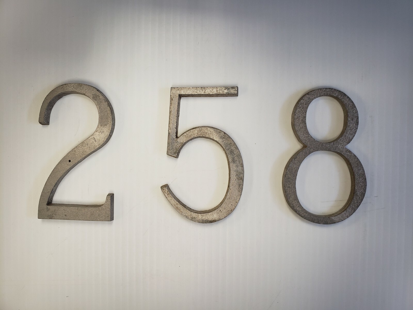 Metal Letters and Numbers 4 inch long Roman Font price per letter*