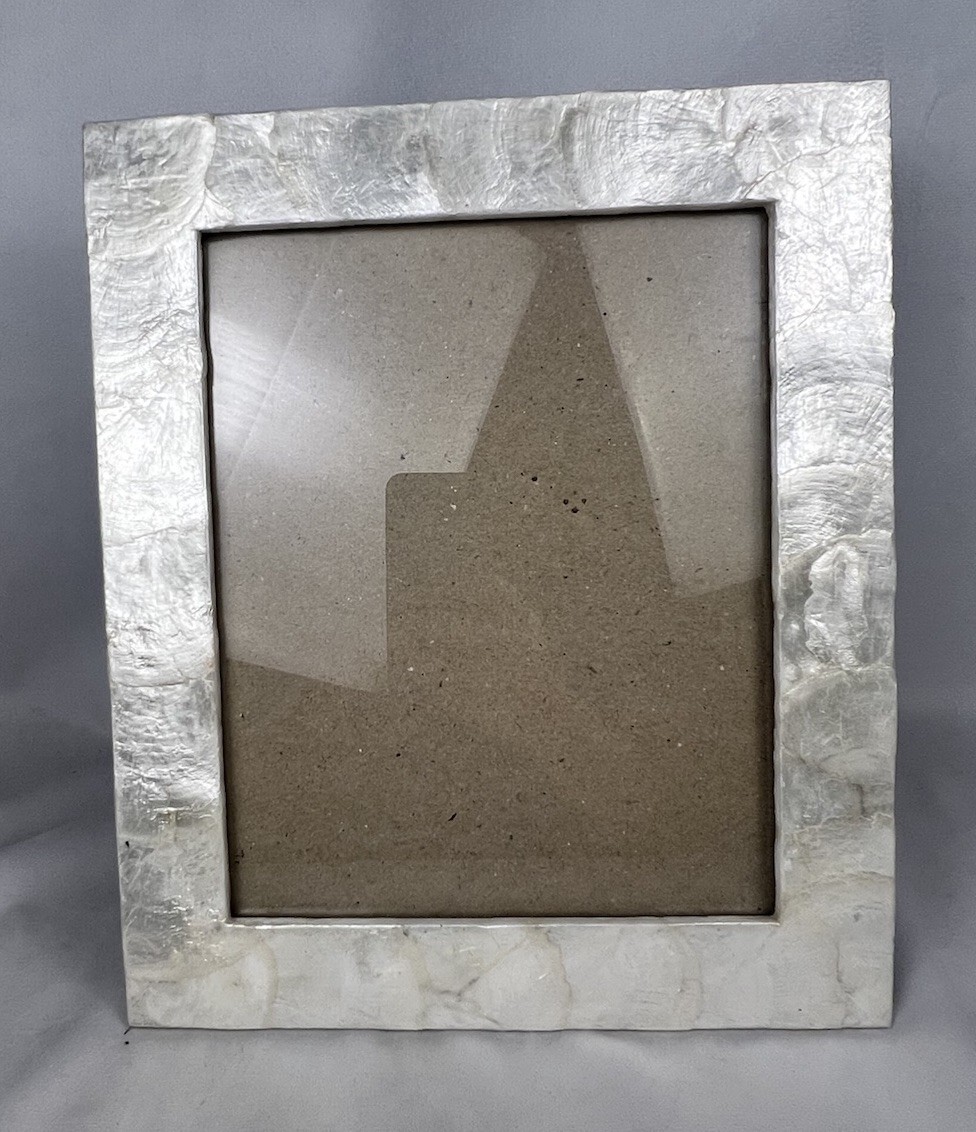 Nicole Miller Capiz Shell Frame Pearl White Philippines 8×10 Table Wall