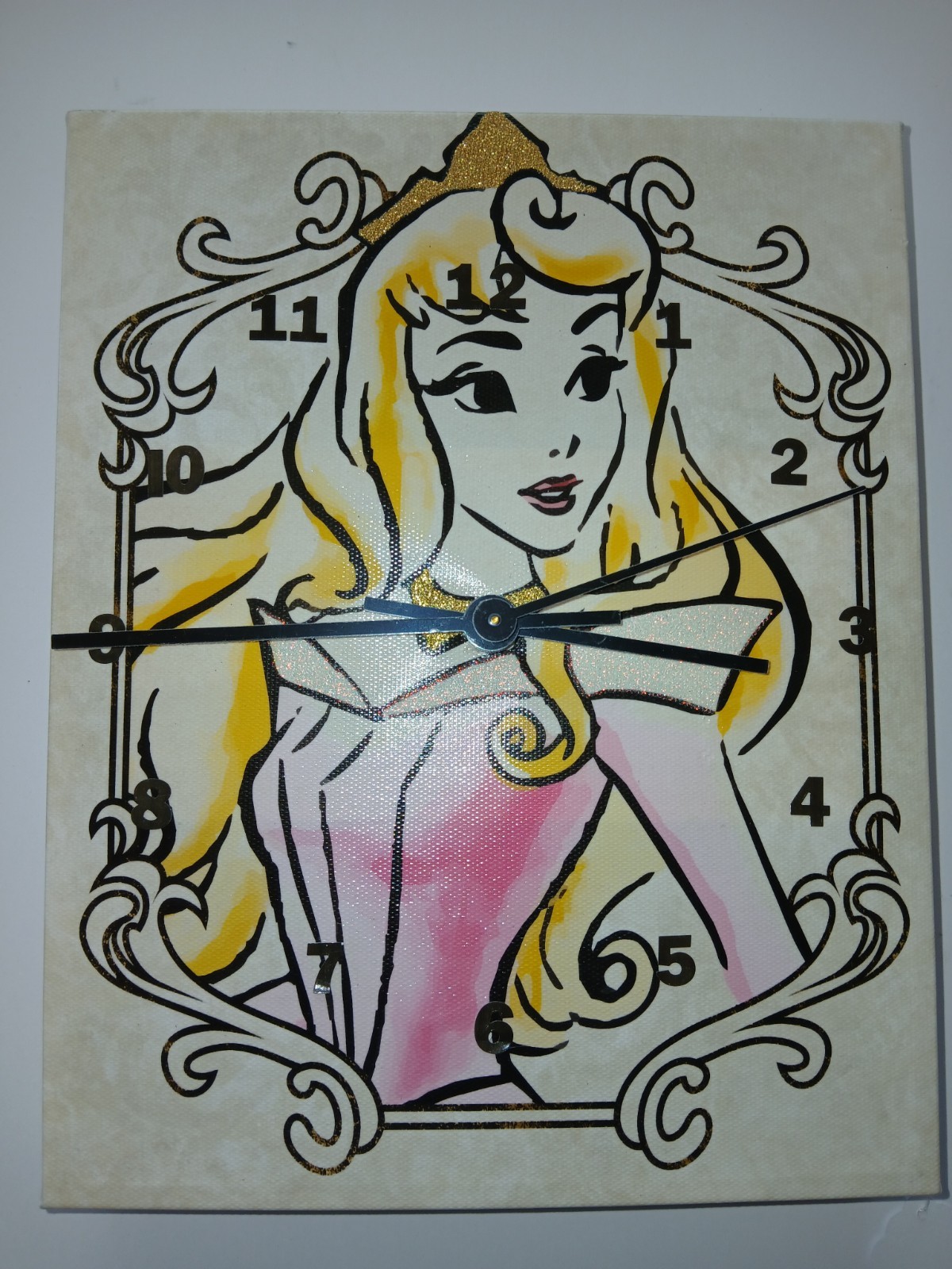 Princess Aurora Sleeping Beauty 8X10 Wall Clock Disney Character Art Painting