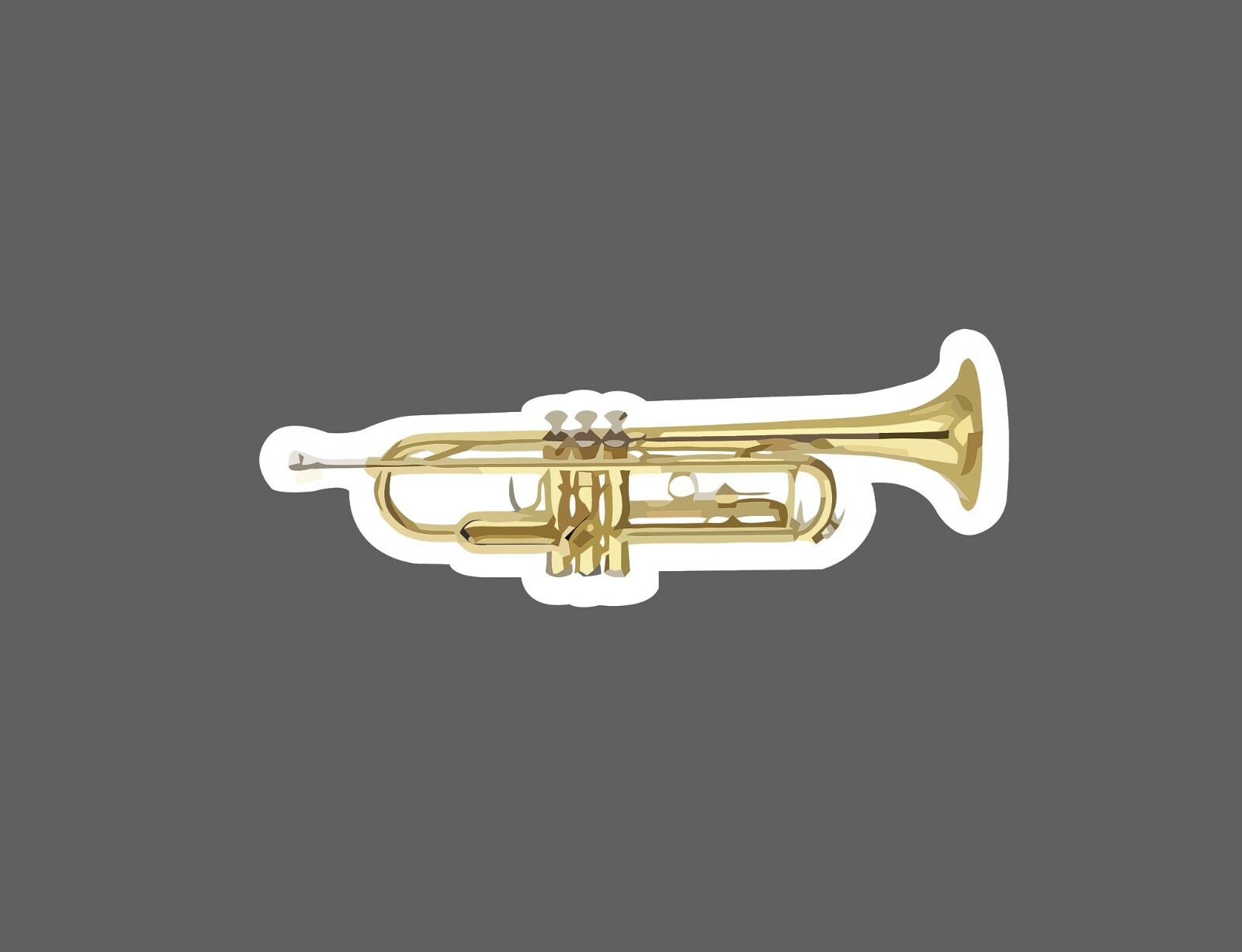 Trumpet Sticker Band Jazz Waterproof – Buy Any 4 For $1.75 Each Storewide!