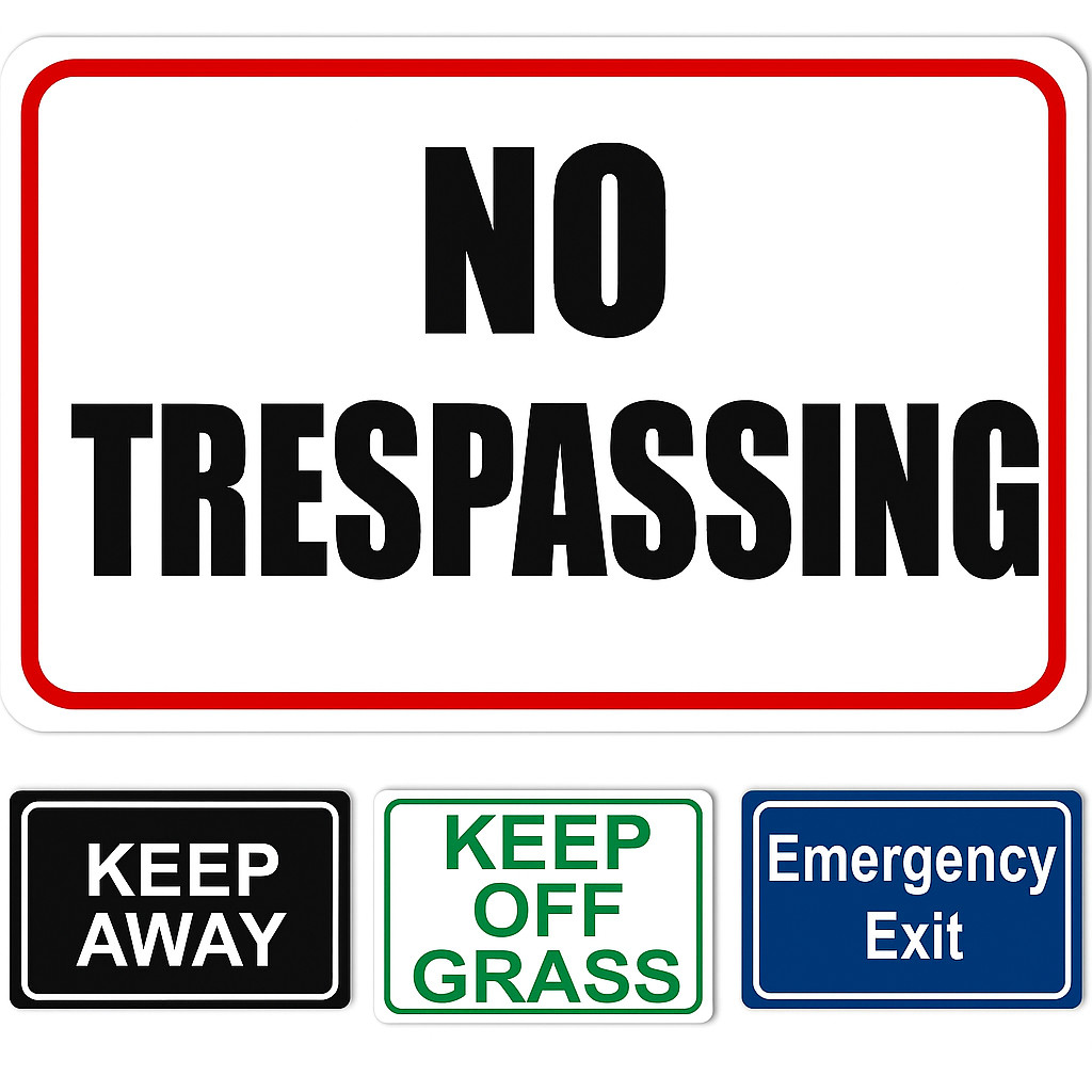Personalized Custom Metal Aluminum Sign for Outdoor, Indoor, Home Office, Yard