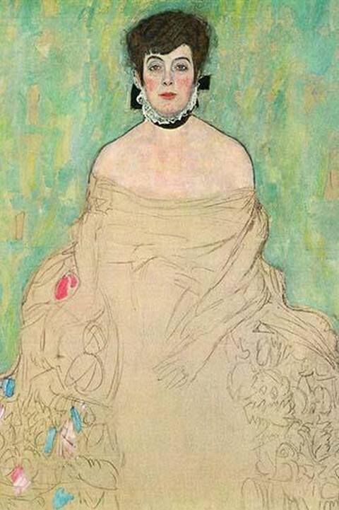Portrait of Amalie Zuckerkandl by Gustav Klimt – Art Print