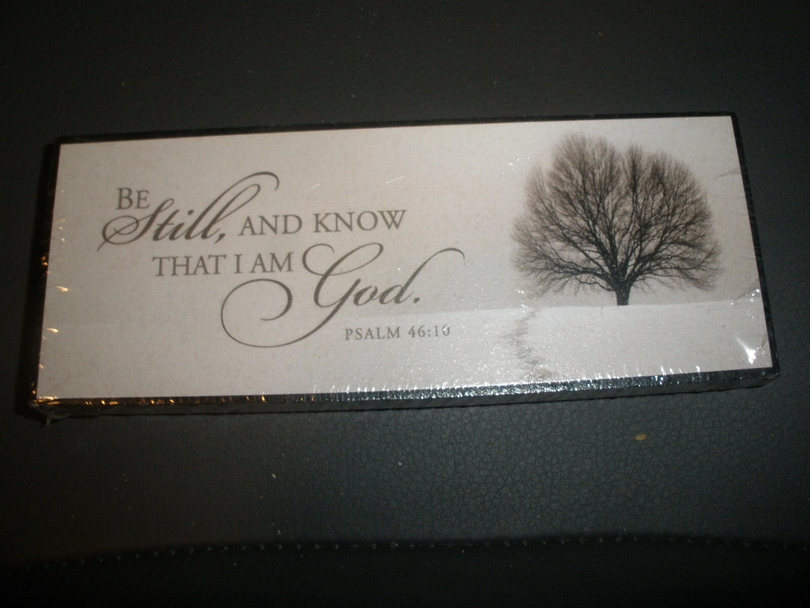 NEW P. Graham Dunn 6″ x 2.5″ Sign BE STILL & KNOW THAT I AM GOD (su108)