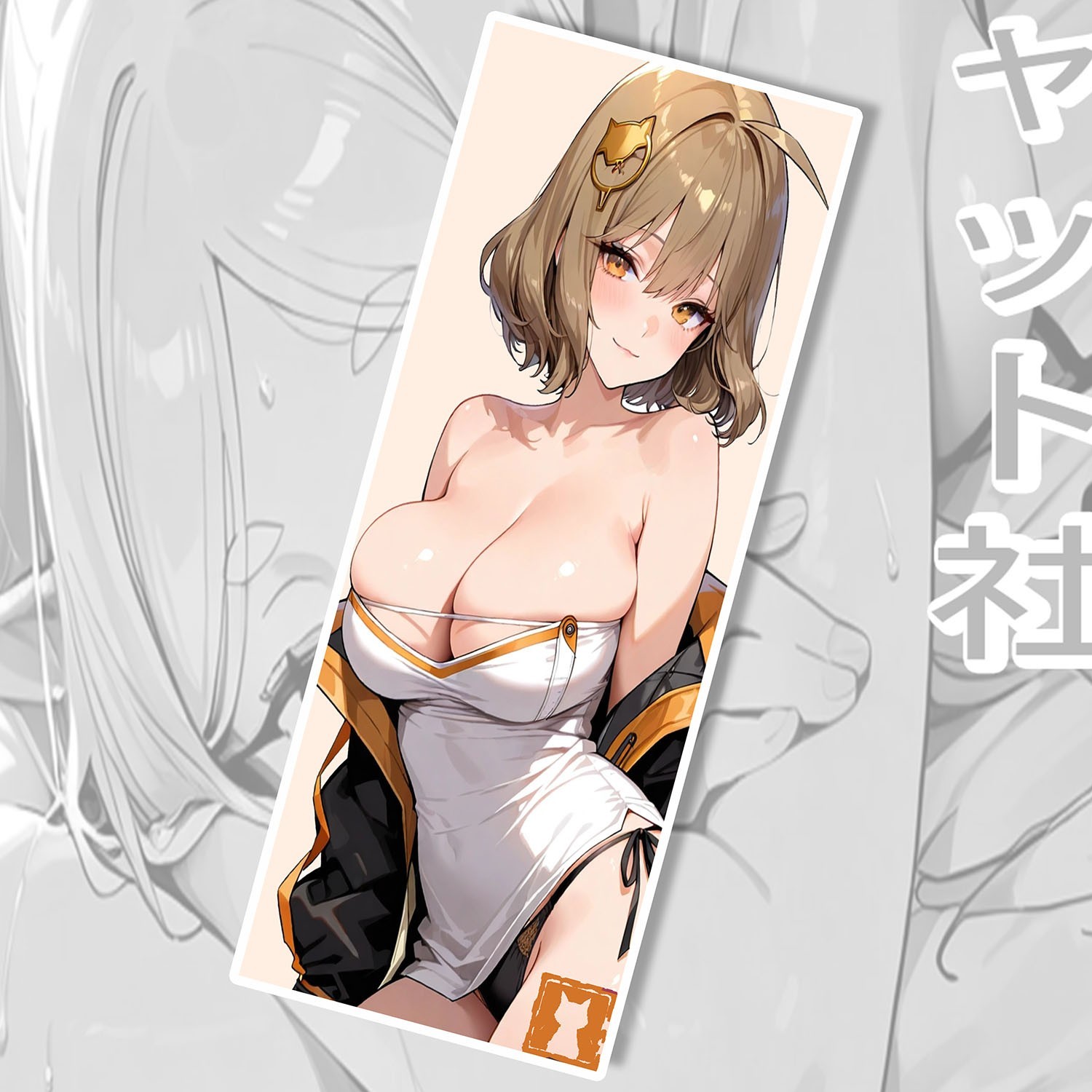 Anis Waifu 3×8 Vinyl Gloss Sticker Anime Manga Laptop Skateboard Car