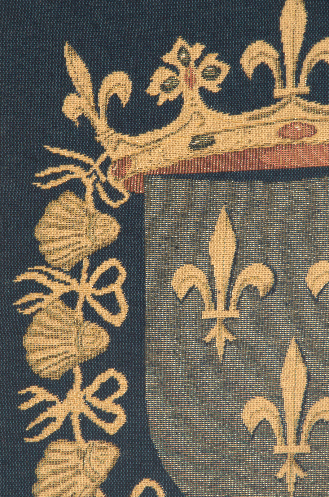 Blois With Loops Coat of Arms Belgian Tapestry Wall Art Hanging (New) 24×18 inch