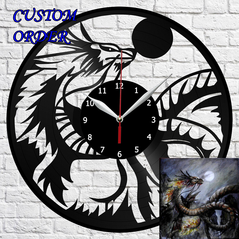 101 dalmatians Vinyl Record Wall Clock Home Fan Art Decor 12” 30 cm 5063