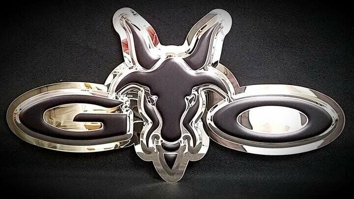 Pontiac GTO Goat Stainless Steel Wall Hanging Sign – 12.5″ x 23″