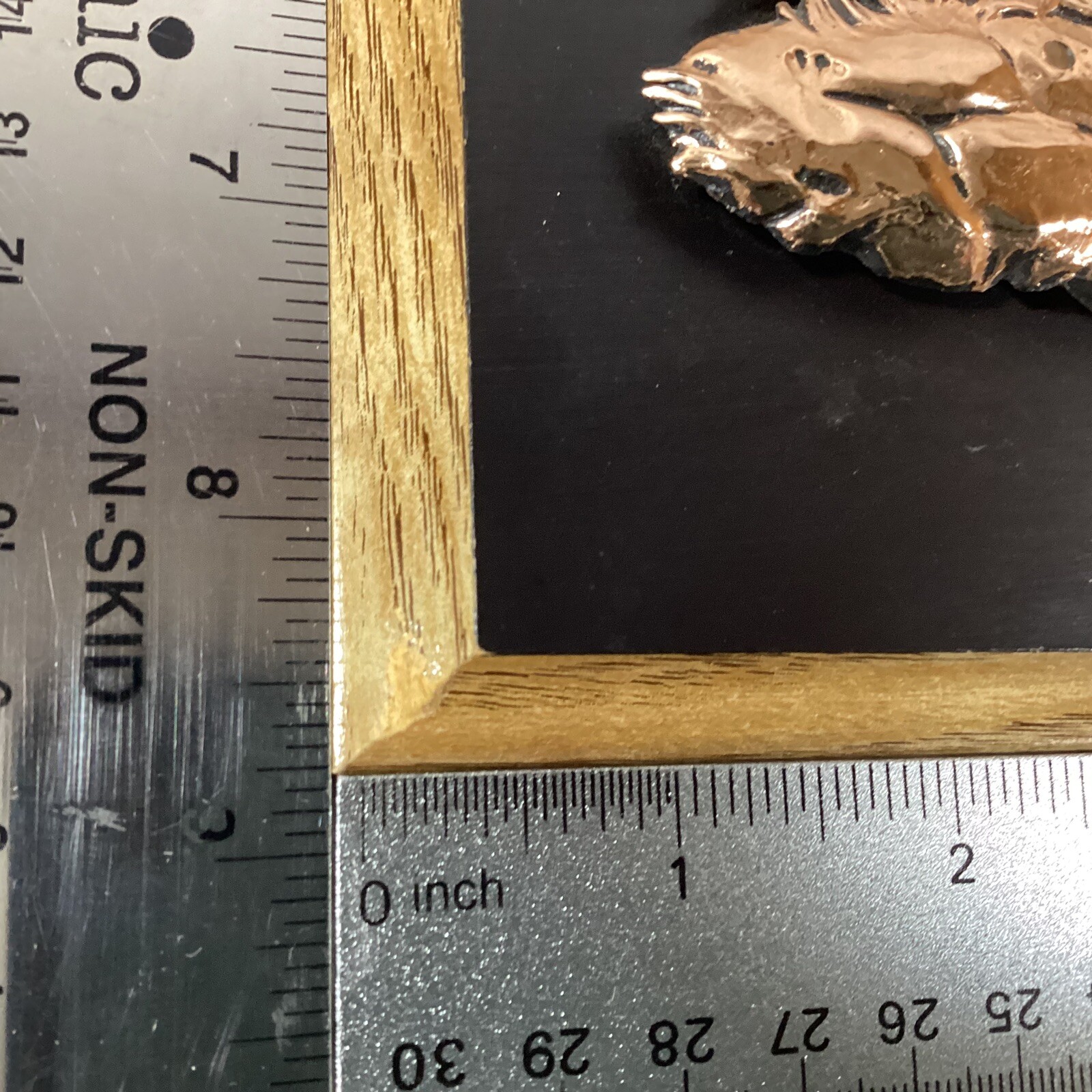 Bull ELK 3D Wall Hanging VTG Yellowstone A&J Canada Cabin ART Decor Copper tone