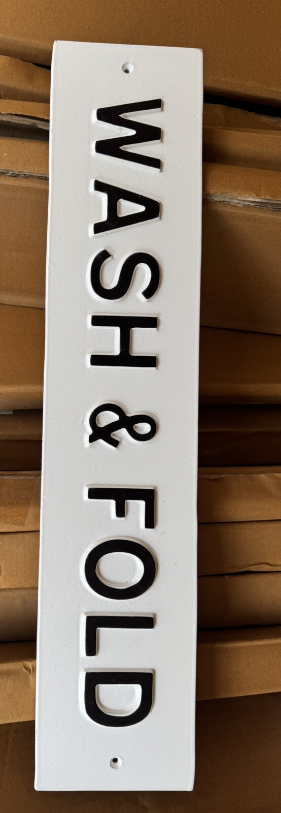 Wash & Fold Metal Sign Wall Decor By Hearth & Hand Magnolia Laundry Room