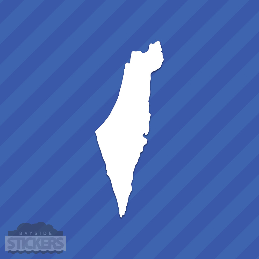 Israel State Outline Vinyl Decal Sticker