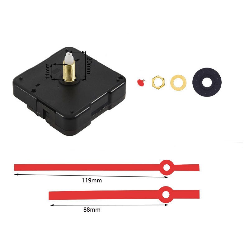 DIY Large Silent Quartz Wall Clock Movement Hands-Mechanism Repair Parts Tool