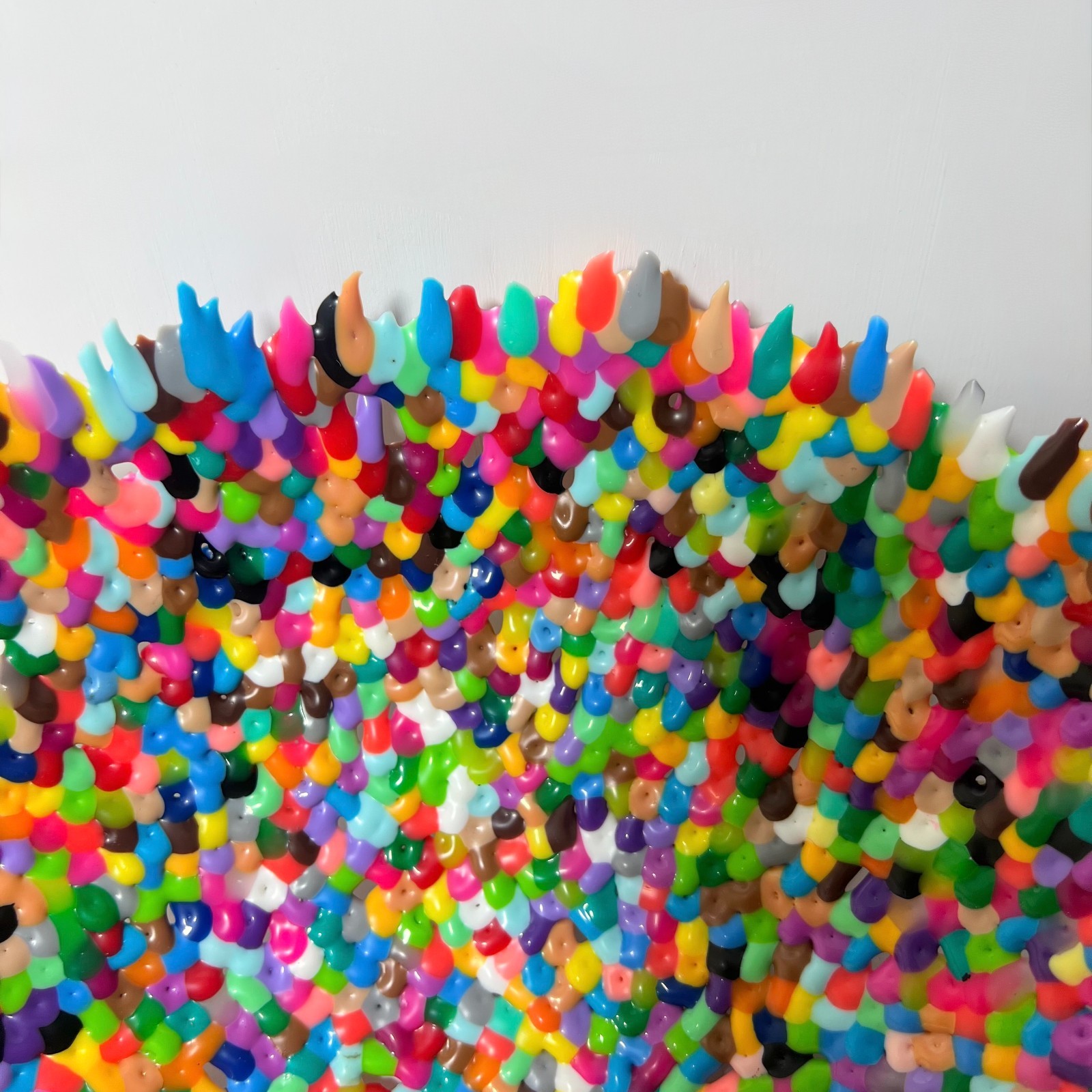 Modern Colorful Sculptural Fruit Bowl Pop Art Centerpiece Contemporary Decor