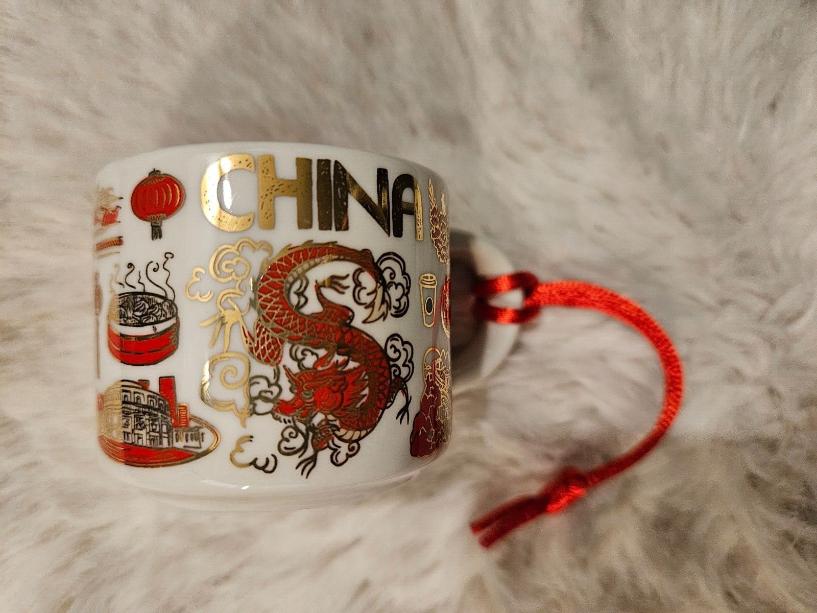 Starbucks China Ceramic Ornament Mugs 2 Oz – Been There Series / New