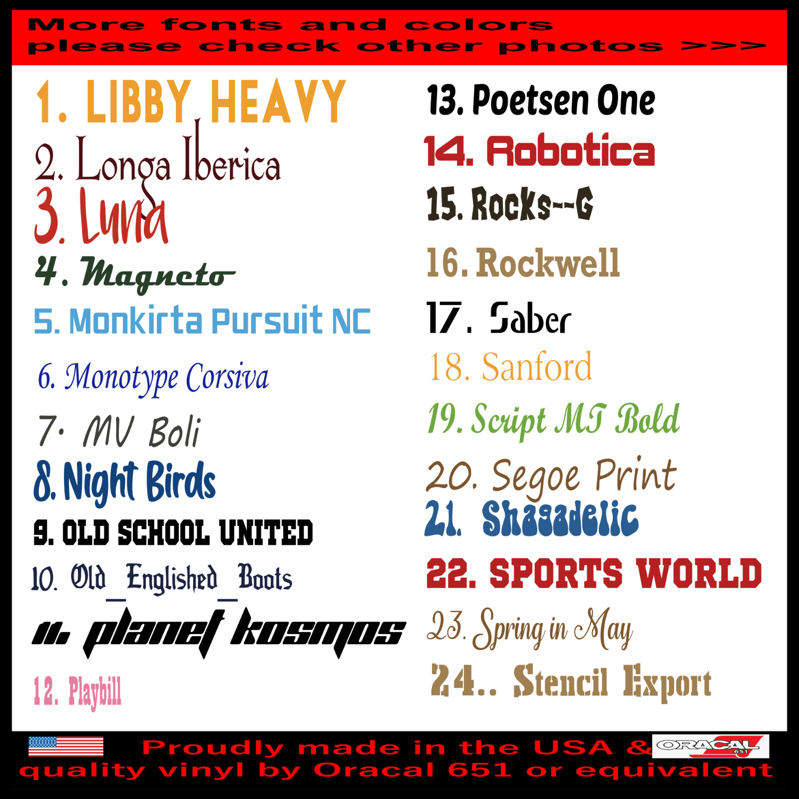 Custom Personalized TEXT NAME Lettering Vinyl Decal DURABLE 7 Years Outdoor
