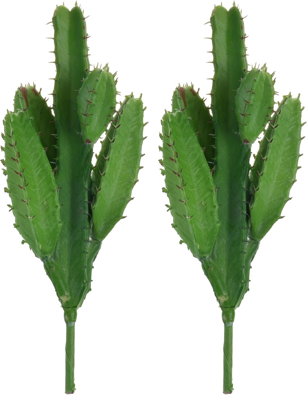 Bluecell 2Pcs Real Looking Artificial Cactus Plant DIY Material for Home Decorat