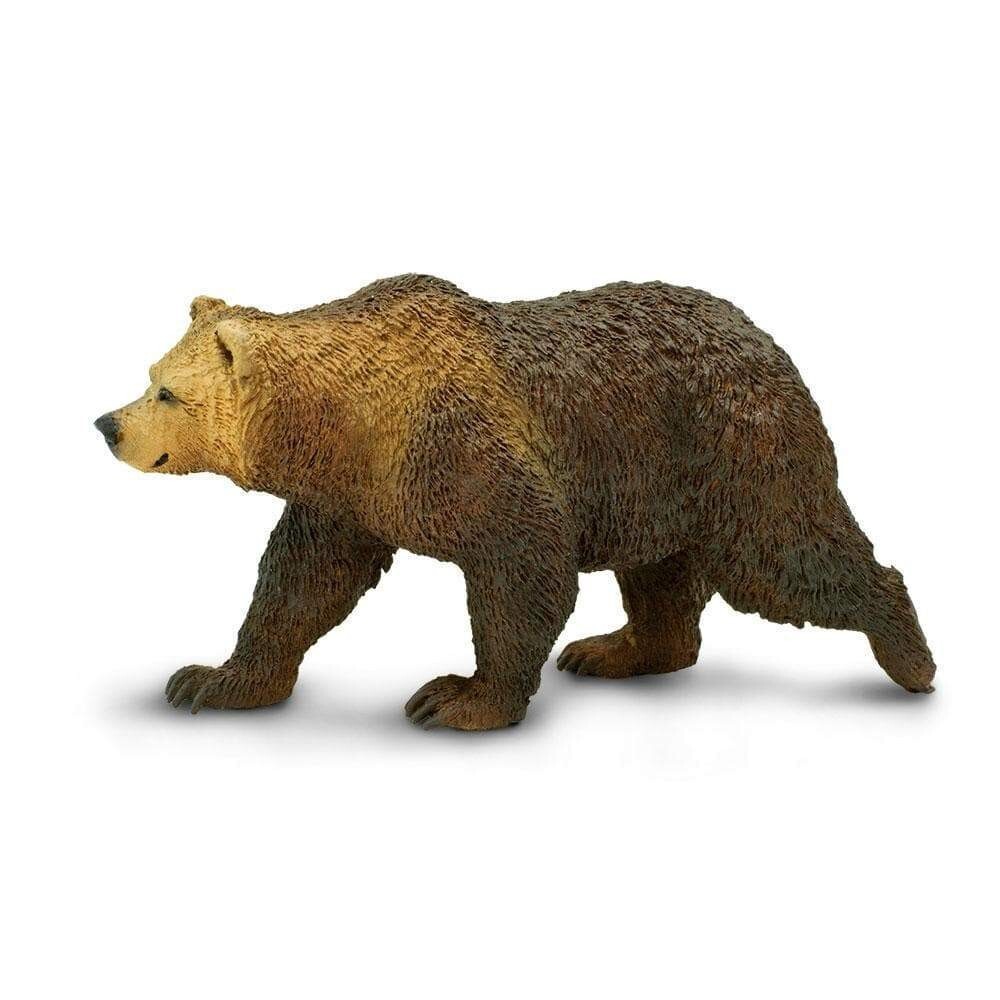 Grizzly Bear Figurine – 4.25in. L x 1.25in. W x 2.25in. H – 1 Piece (sl181329)