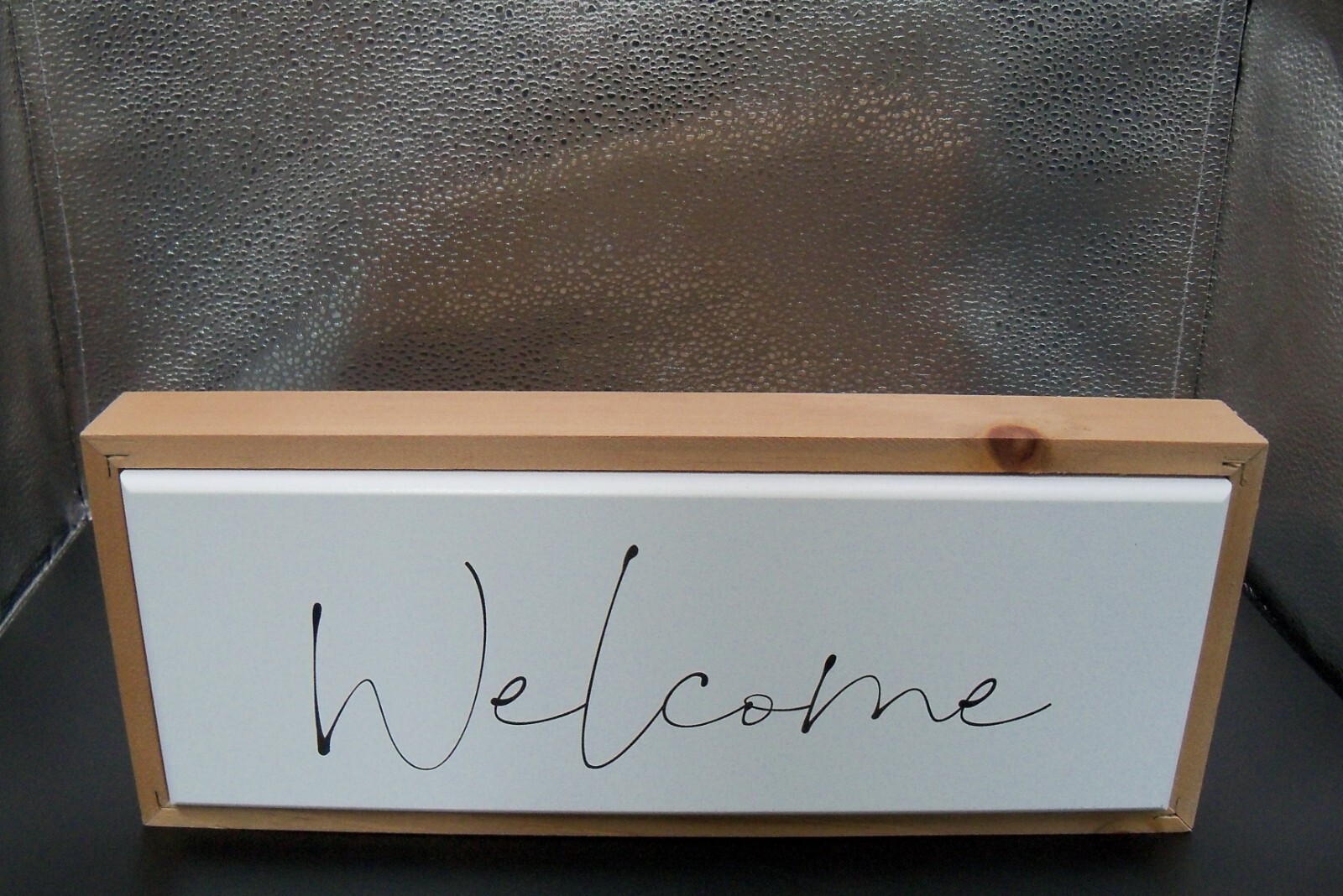 Welcome Wood Block Table Decor 13″ x 5.25″ x 2″ New