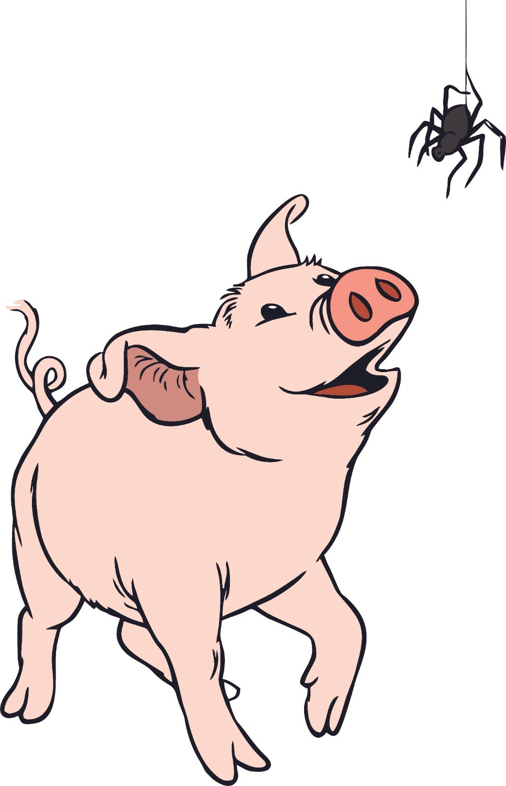 Wilbur & Charlotte Vinyl Art Kids Bedroom Charlotte’s Web Removable Wall Decal