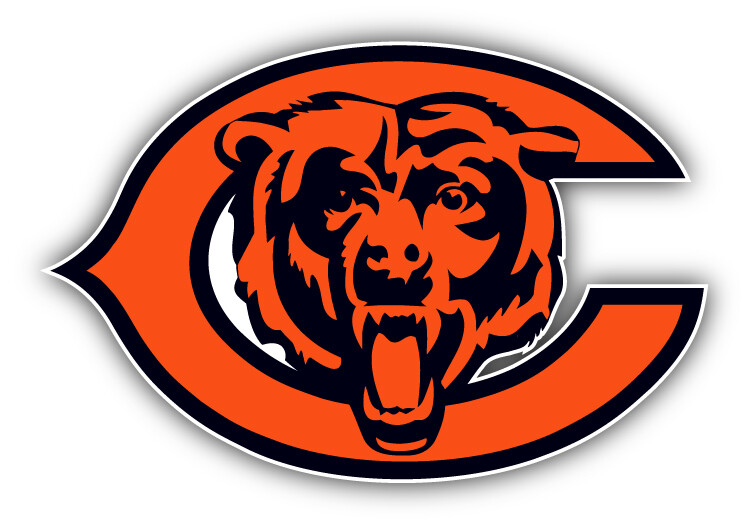 Chicago Bears NFL Football Sport Logo Car Bumper Sticker Decal ”SIZES”