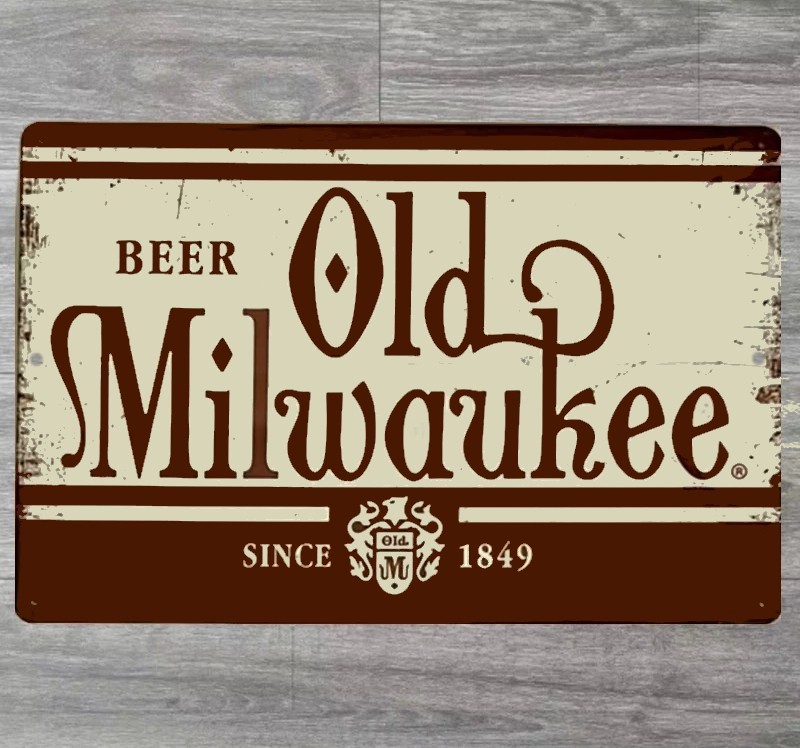 Old Milwaukee Beer 12 x 18 Vintage Novelty Metal Sign Made In USA New!