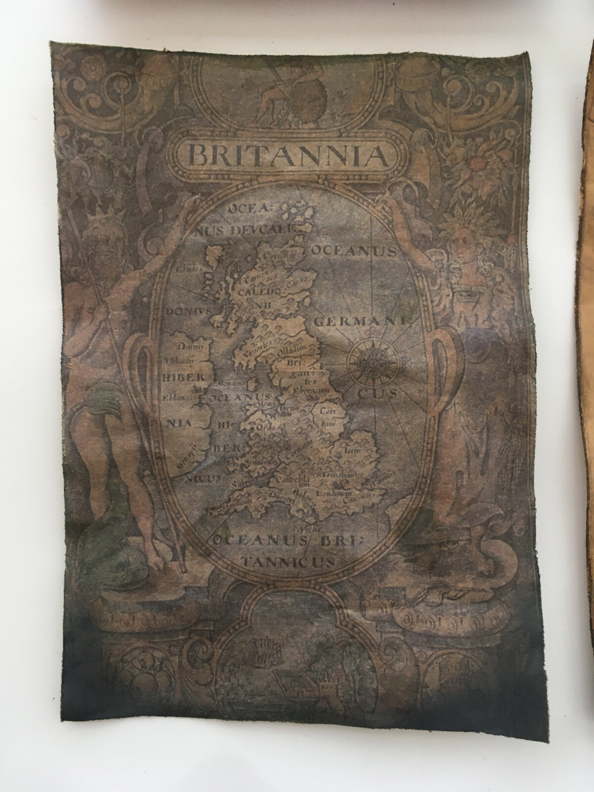 Pirate Treasure Map Aged Reproduction Print Picture – 2 Maps