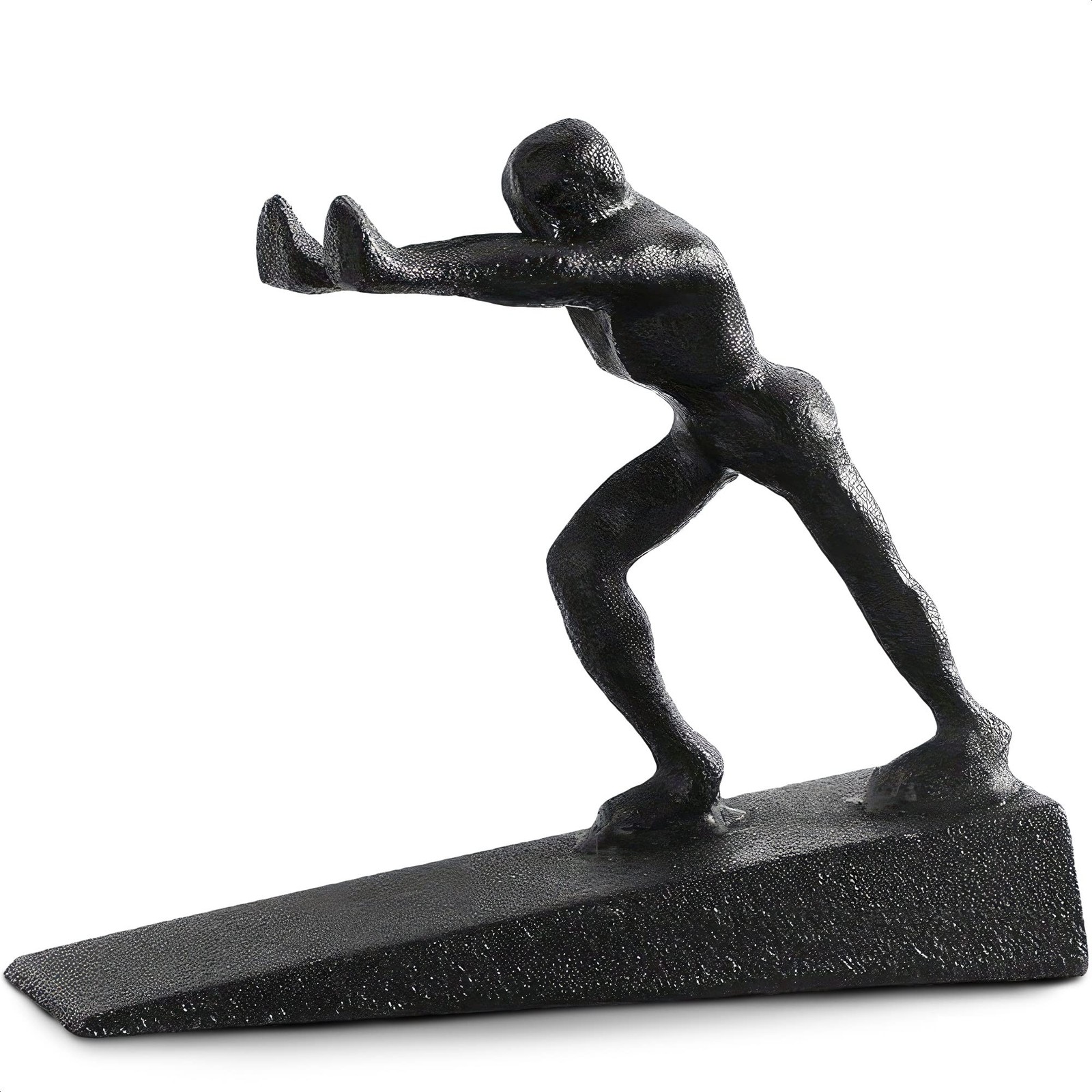 Cast Iron Door Stop – Heavy Duty Cast Decorative Door Stoppers for Floor Use,…
