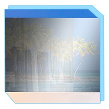 3 Pcs Two Way Mirror Glass, 18x24x0.04 Inch Acrylic Infinity See