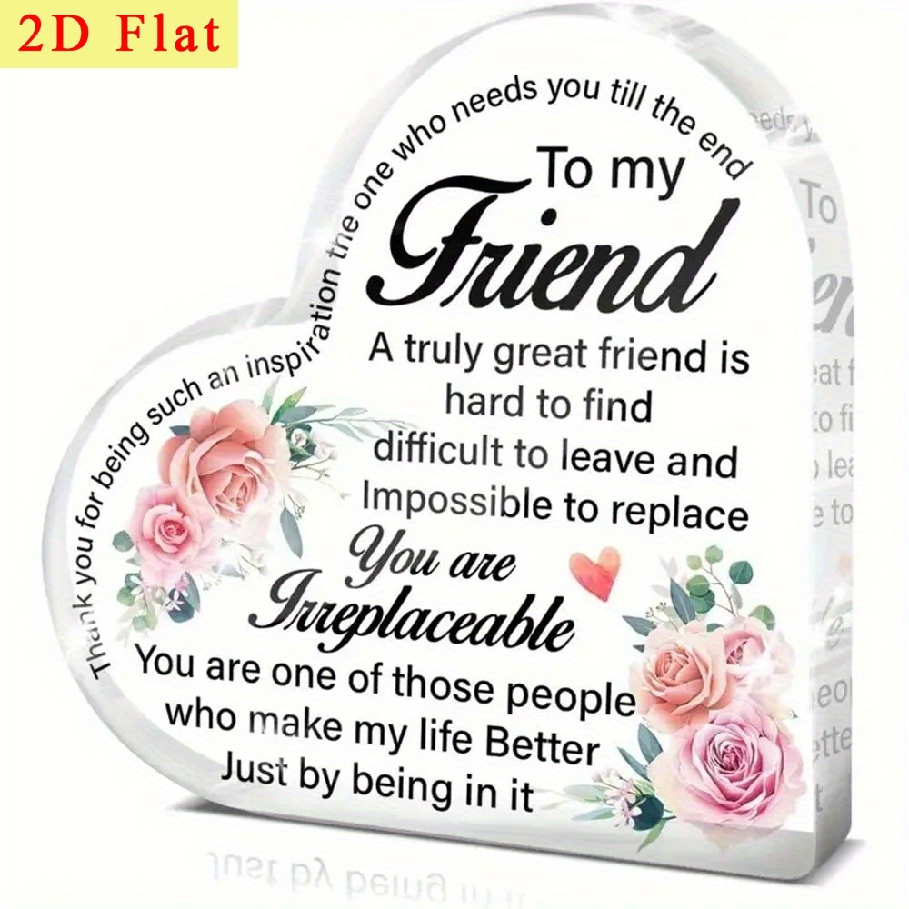 2D flat acrylic irregular shaped ornament, mysterious surprise gift box, gift
