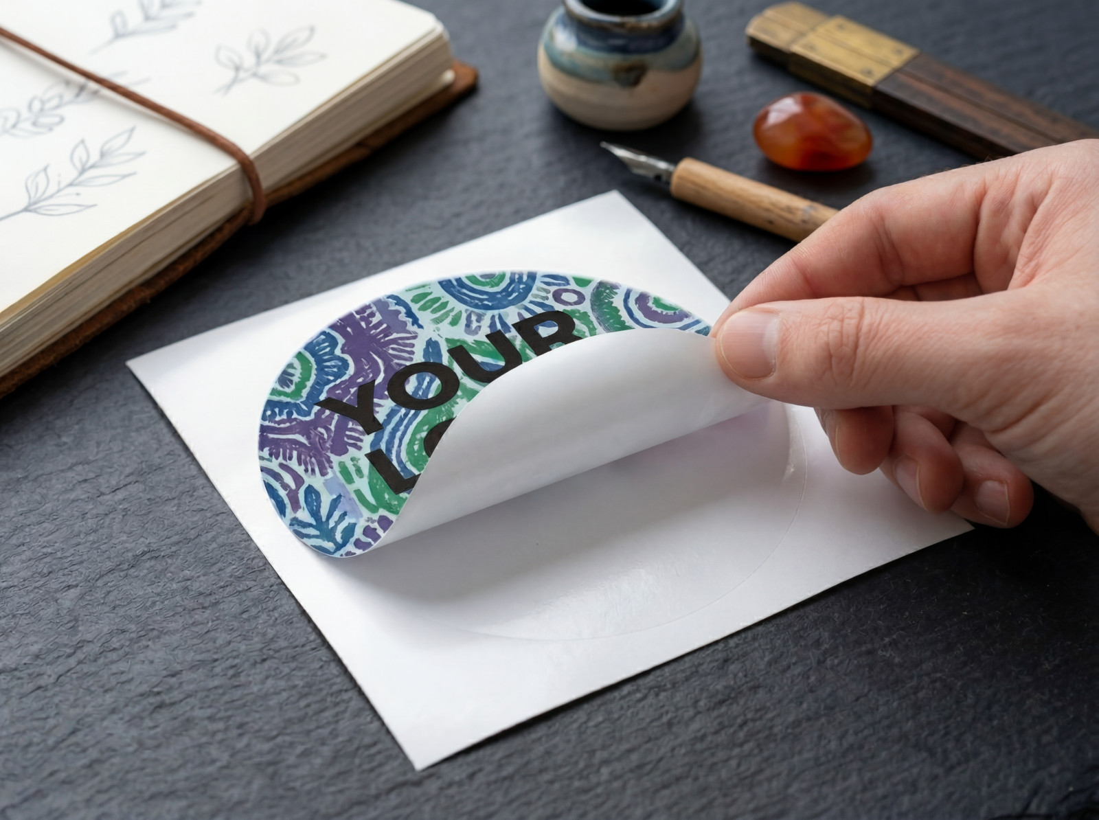 Custom Logo Stickers Vinyl Die Cut Decals Waterproof UV Resistant 2″-20″