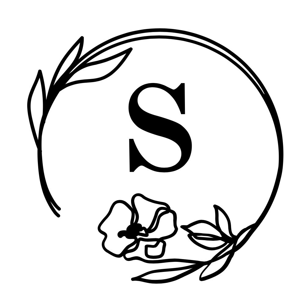 Custom Monogram Decal With – Oracal 651 Permanent Vinyl – Decor Home Many Sizes