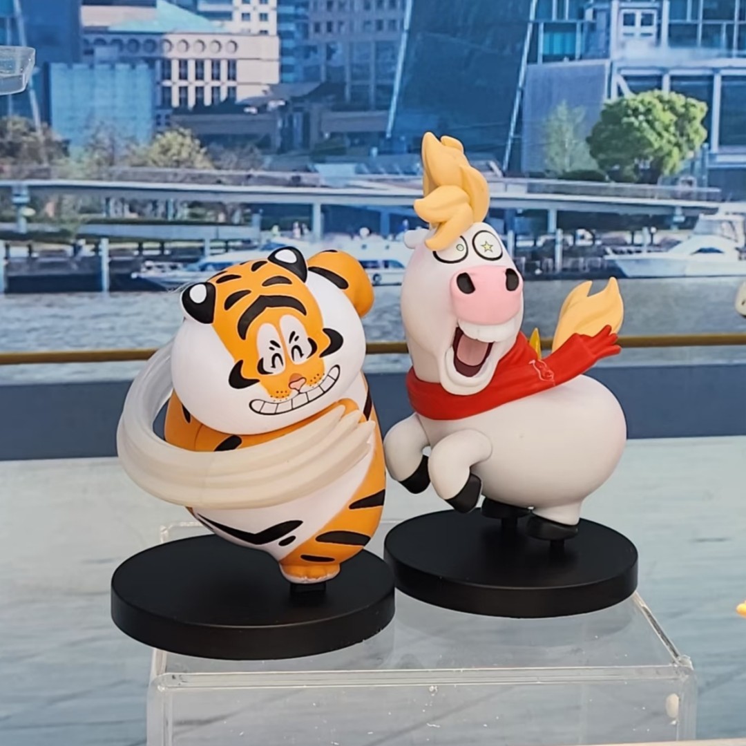 I’m Not Fat Tiger PangHu Horse and Tiger Series Confirmed Blind Box Figure Toy