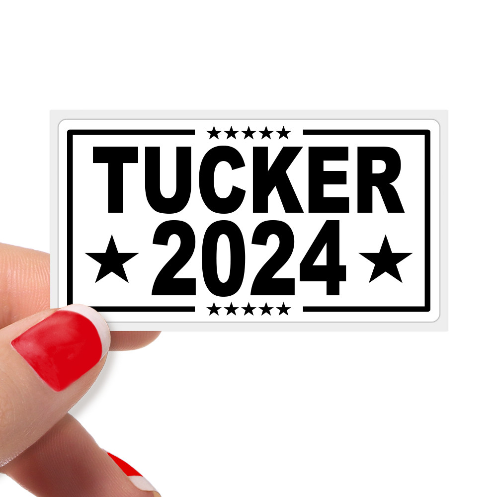 TUCKER CARLSON FOR PRESIDENT 2024 Bulk Stickers – Make A Statement! USA!