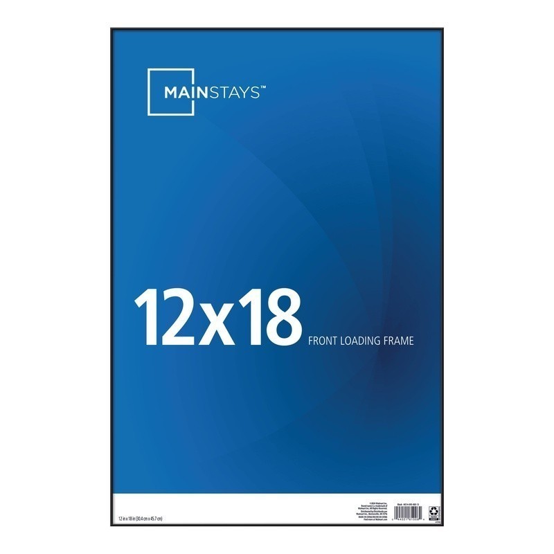 12×18 Front Loading Picture Frame Durable Plastic Wall Art Display Gallery Frame