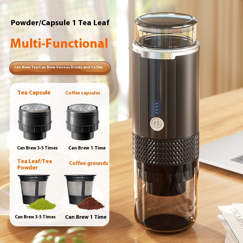 Portable Electric Coffee Grinder USB Rechargeable Burr Grinder Adjustable Grind