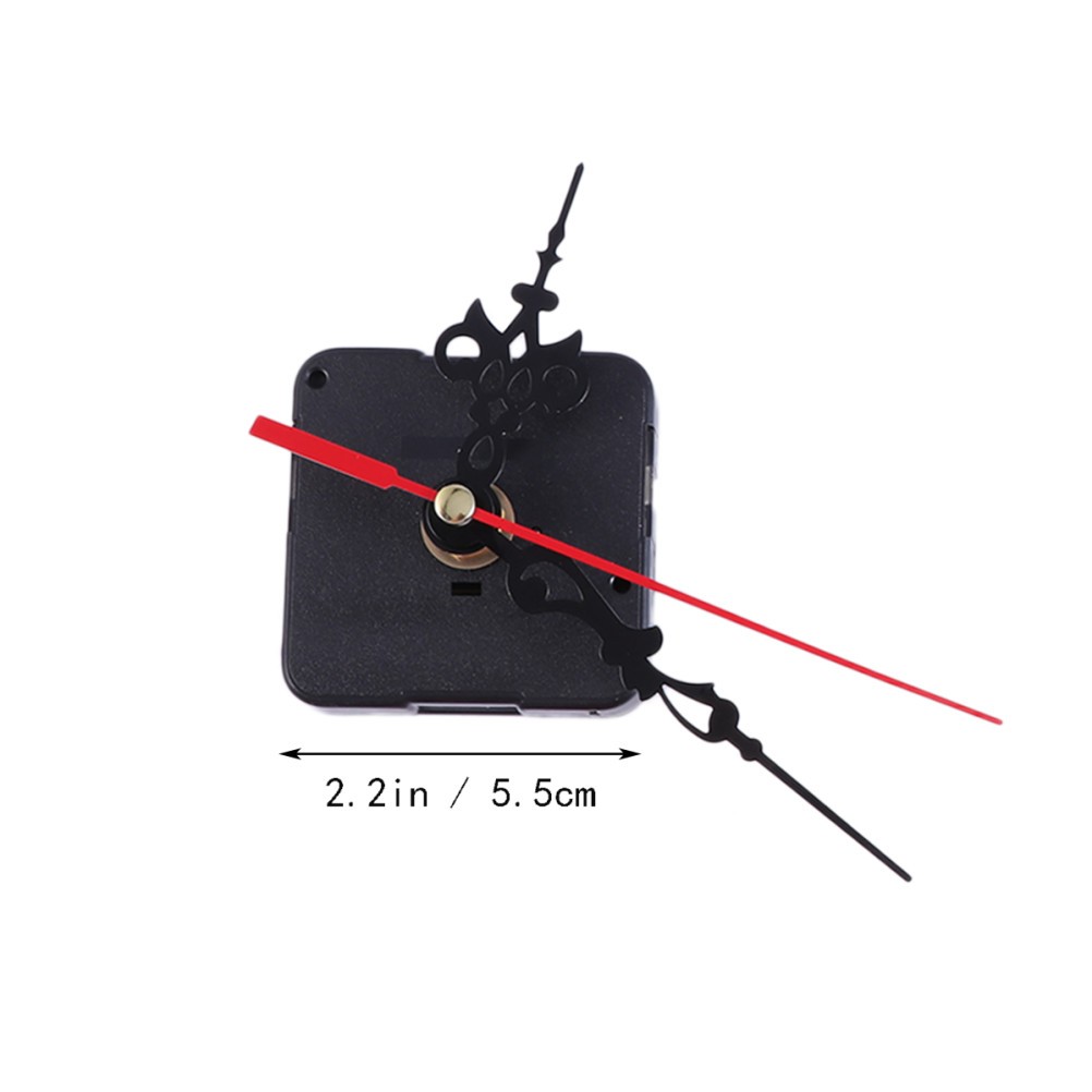 Assorted Color Quartz Wall Clock Movement Silent Sweep with Mounting for Repair