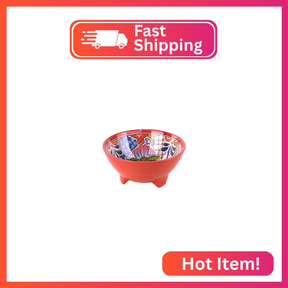 Prepara Taco Bowl,Red, 6 Inch