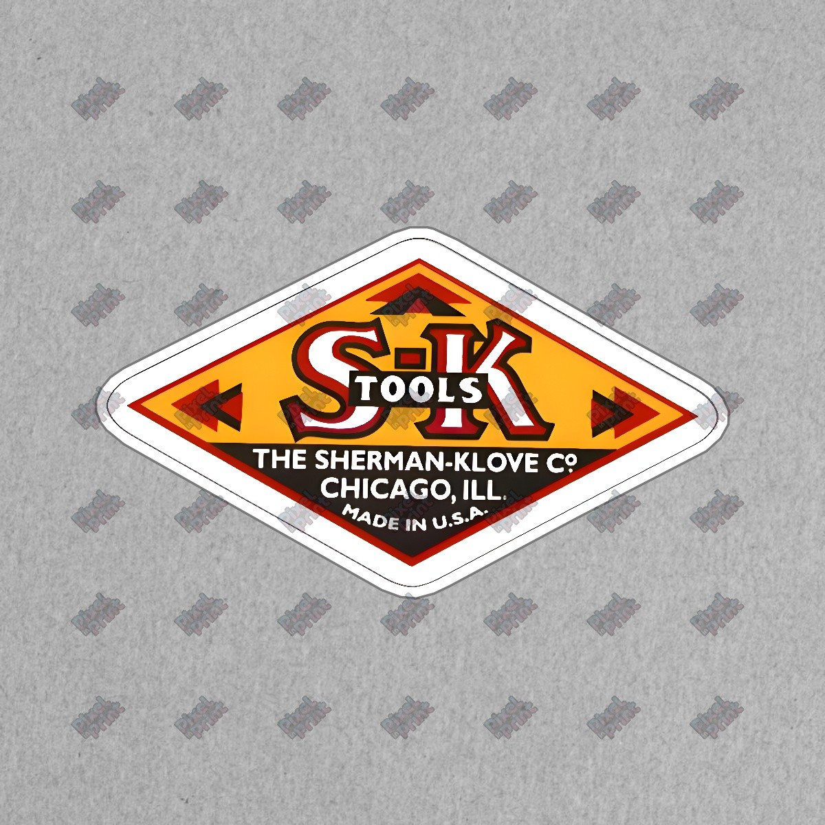 Vintage S K Tools Decal Retro Sticker for Tool Enthusiasts Made in USA #926400