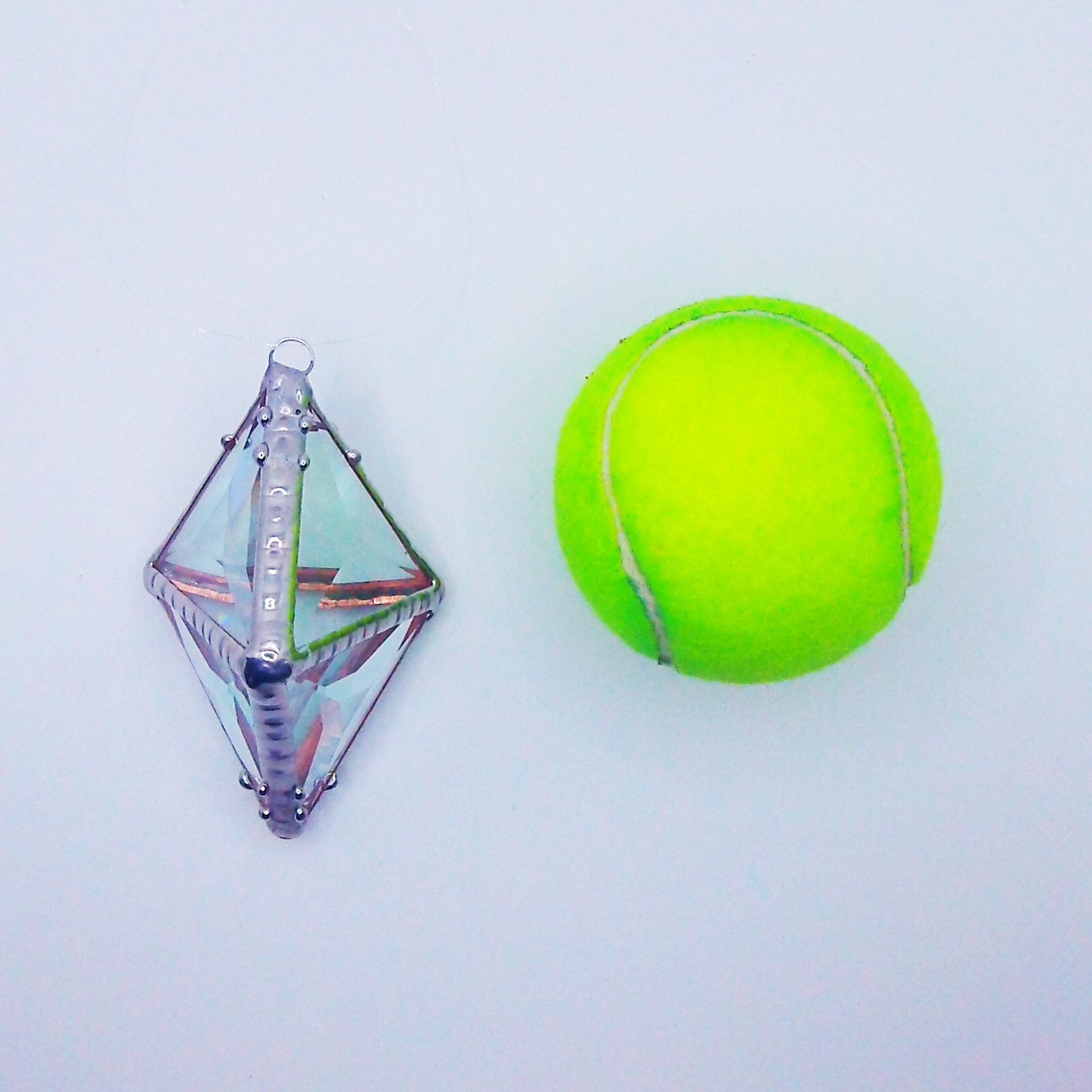 Double Pyramid Rainbow Water Prism (4″)