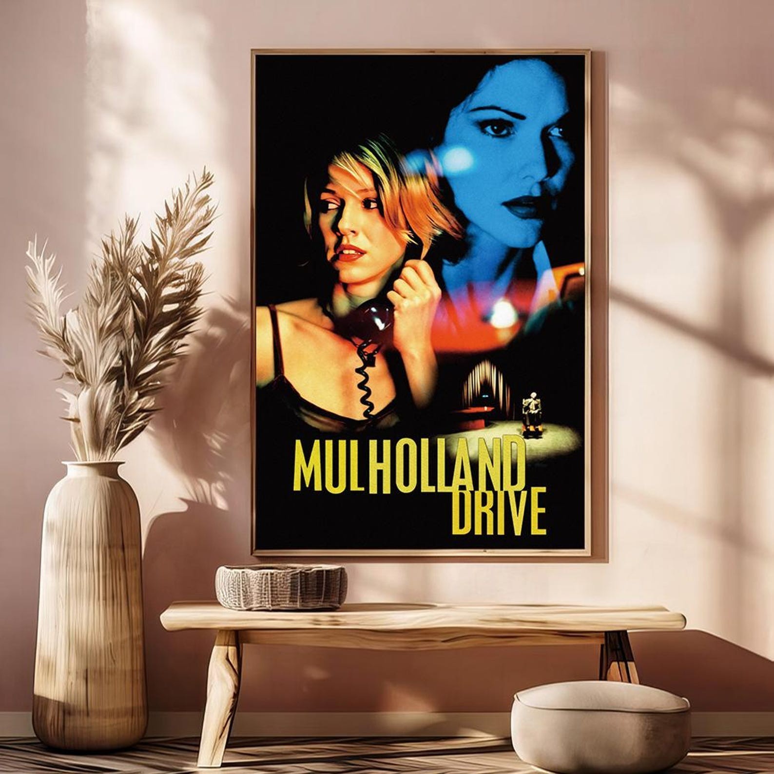 Mulholland Drive Movie Poster Print – David Lynch Neo-Noir Film Wall Art